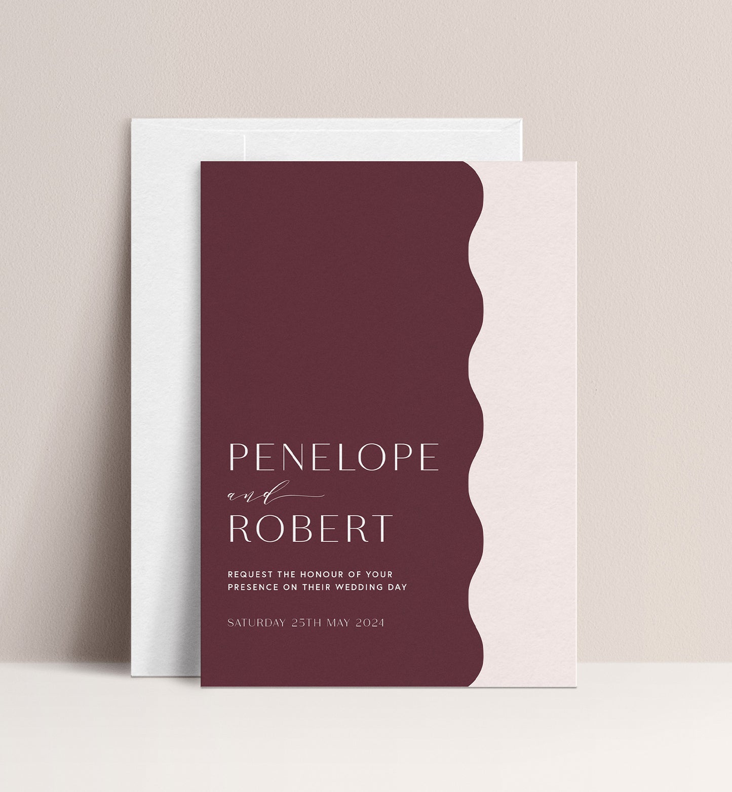 PEONY LUXE INVITATION 2 CARD SUITE