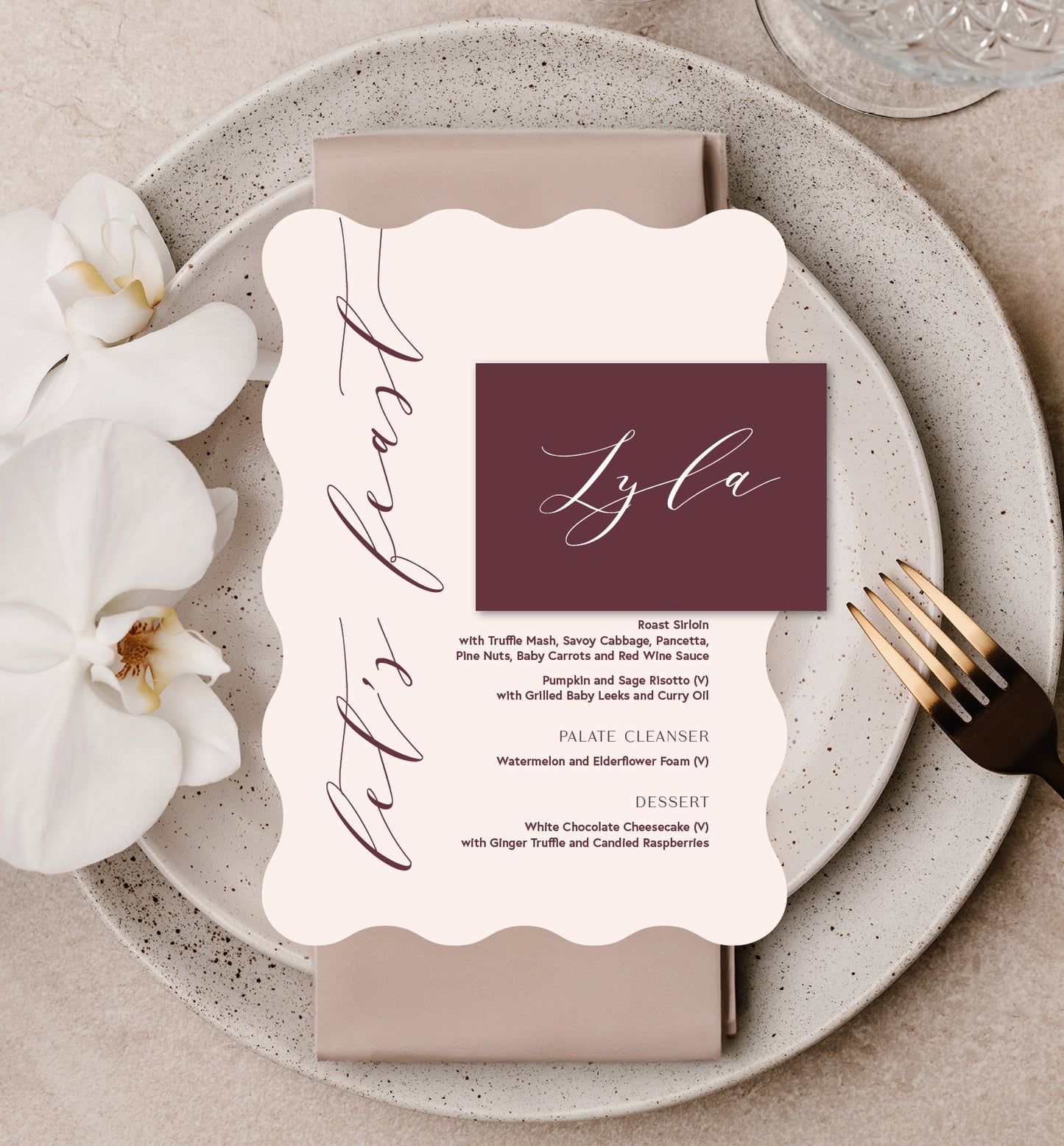 PEONY LUXE PLACE SETTING PACKAGE
