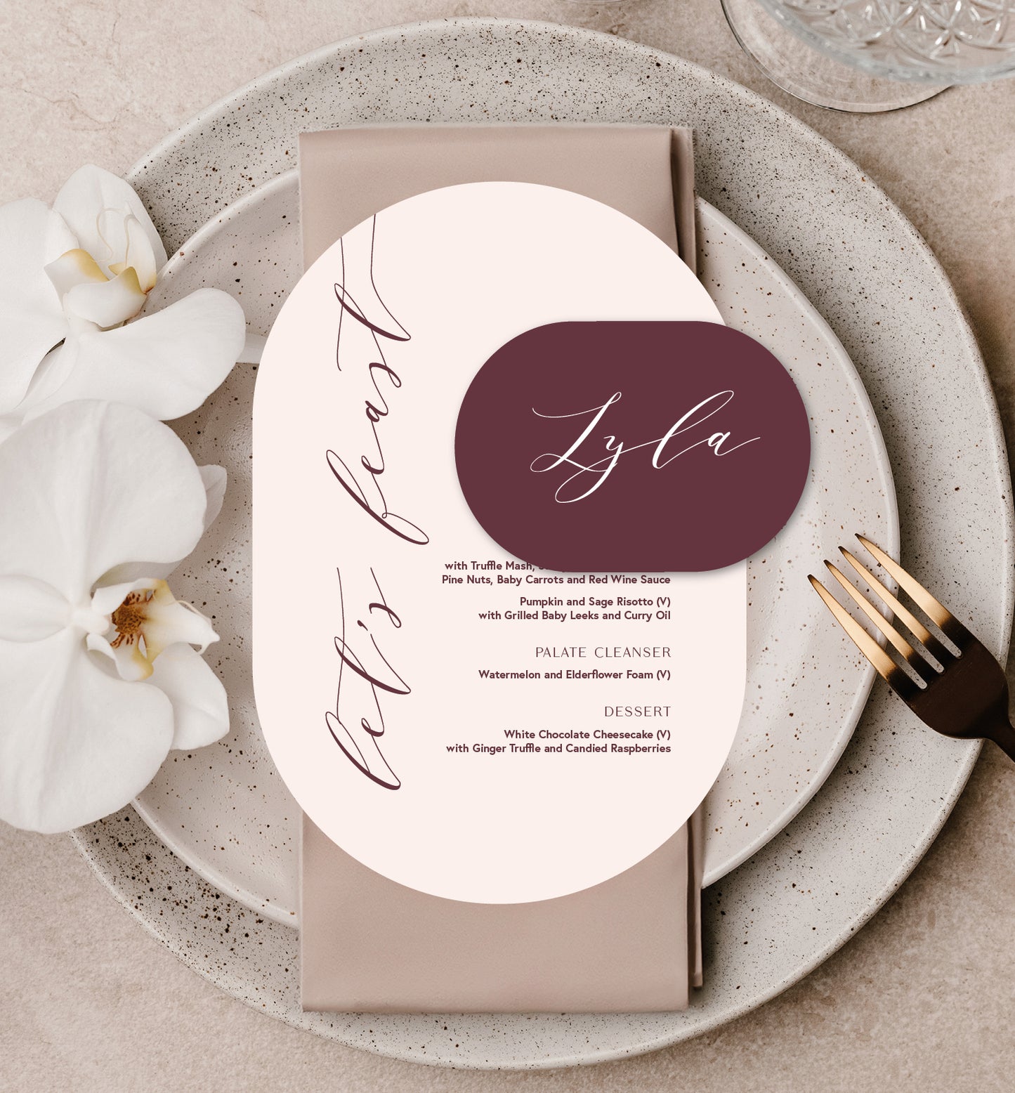 PEONY LUXE PLACE SETTING PACKAGE