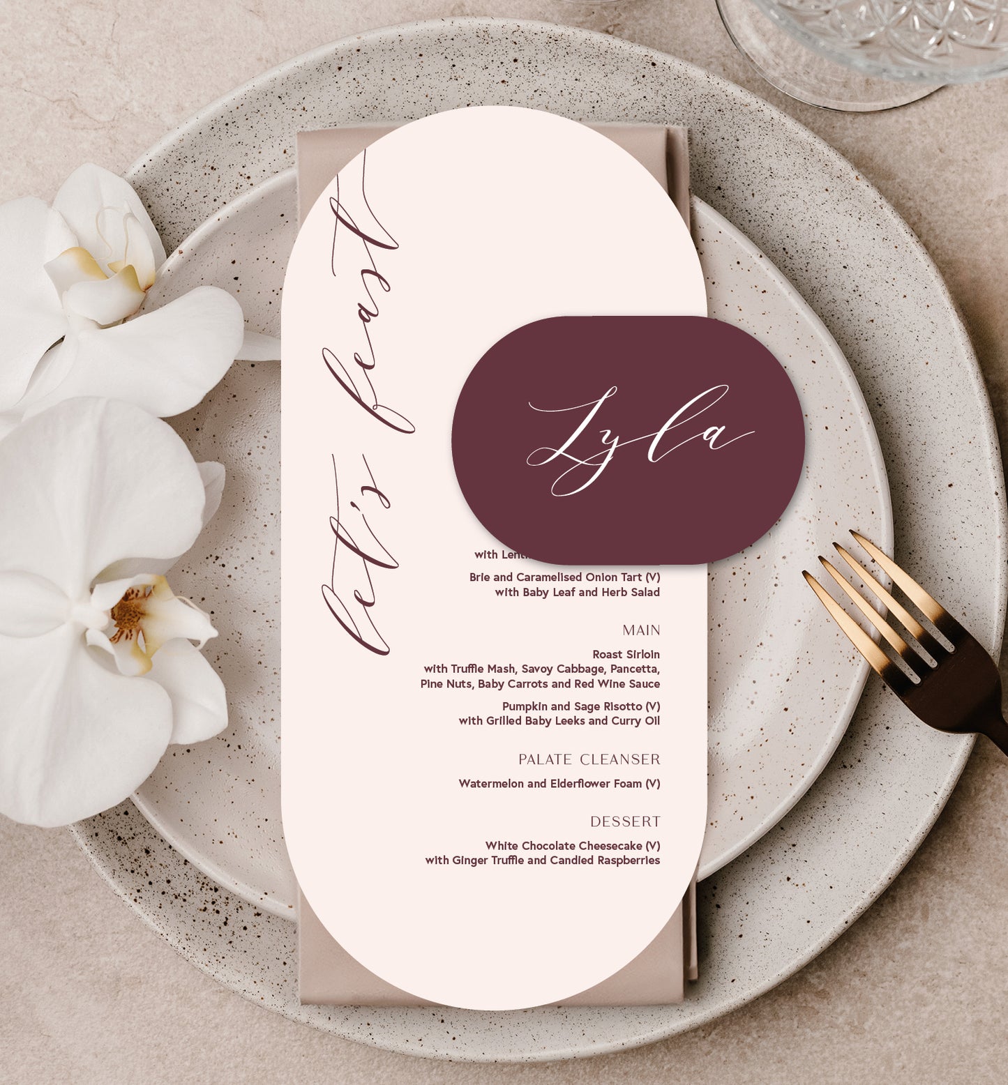 PEONY LUXE PLACE SETTING PACKAGE