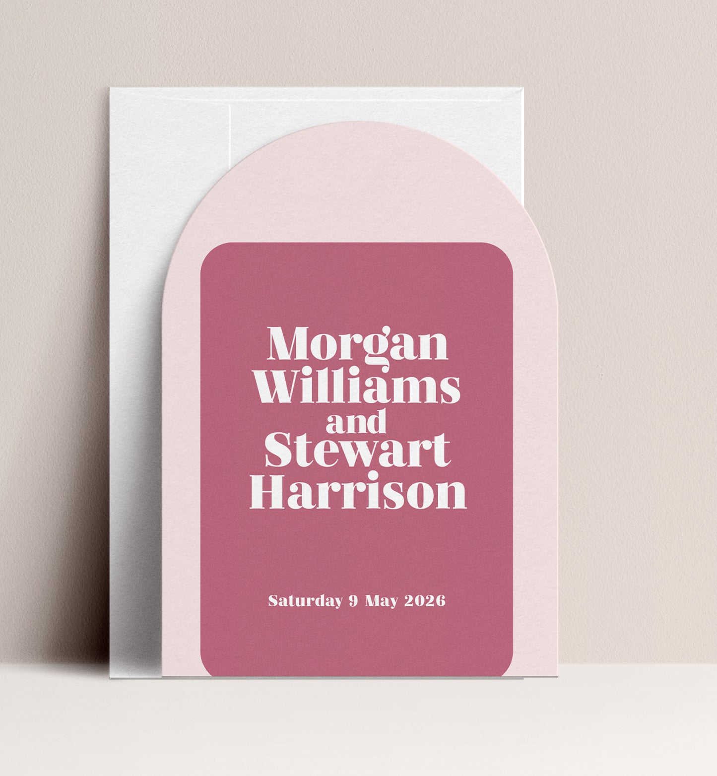 ROSE LUXE INVITATION 2 CARD SUITE