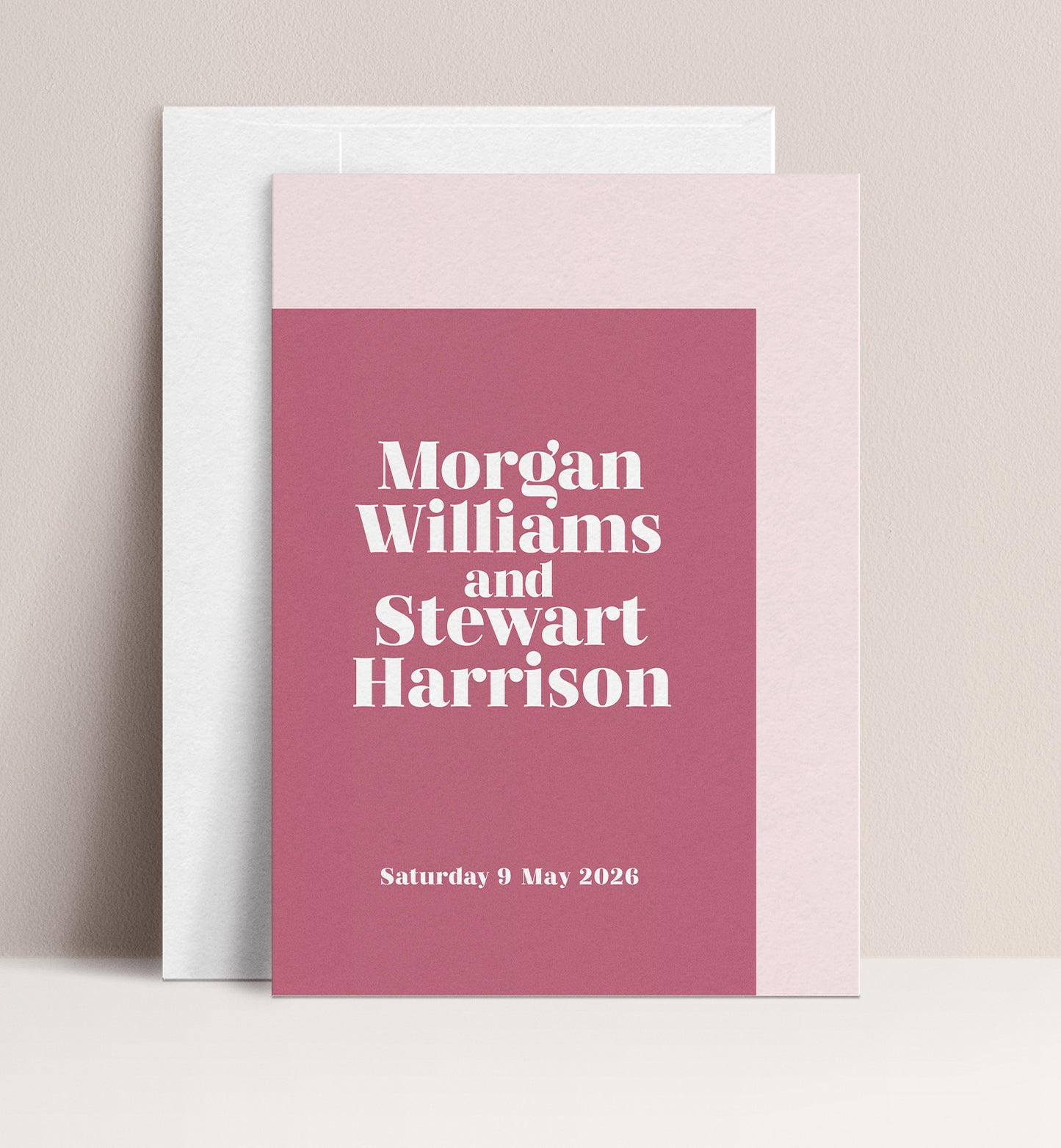 ROSE LUXE INVITATION 2 CARD SUITE