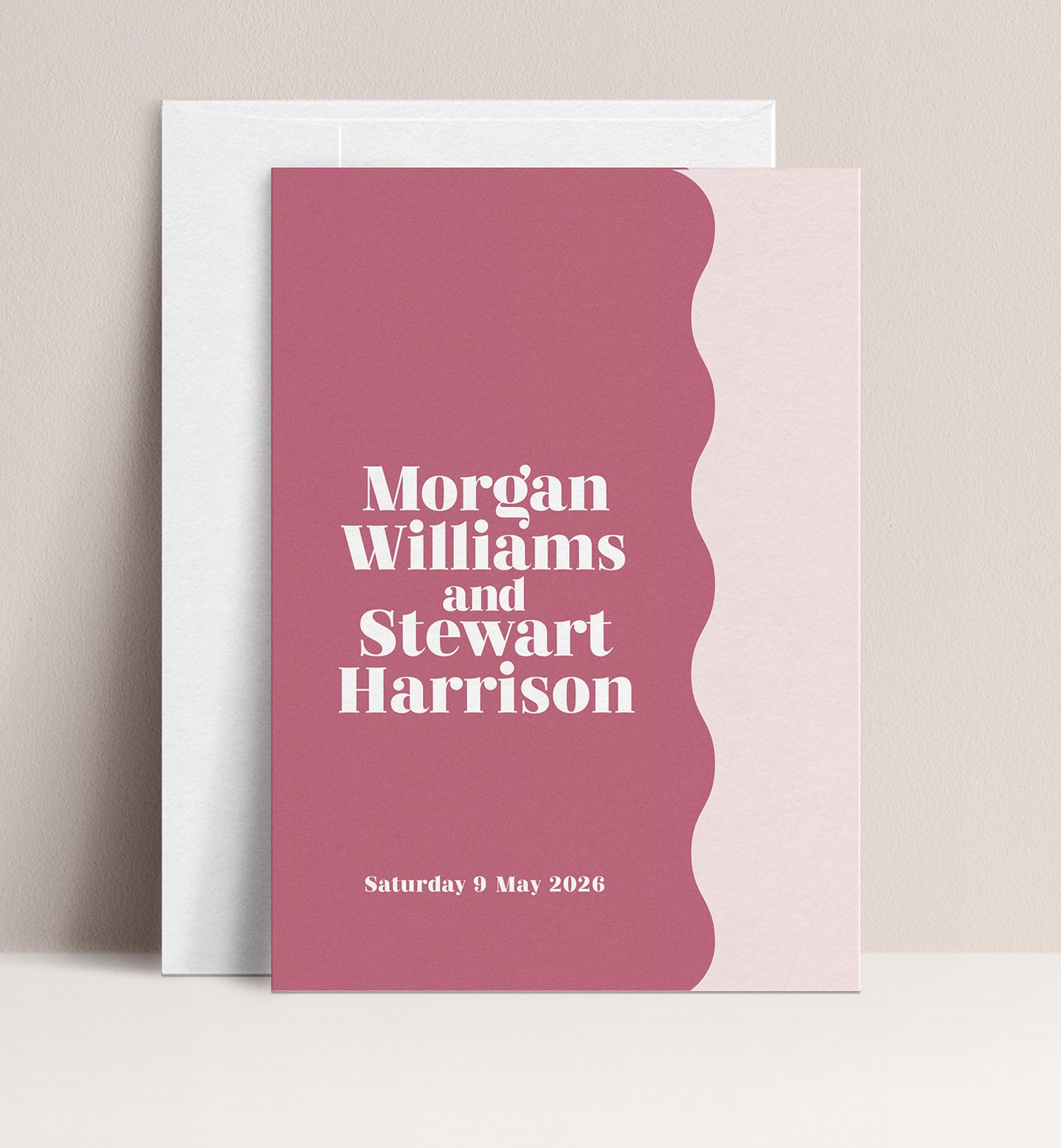 ROSE LUXE INVITATION 2 CARD SUITE