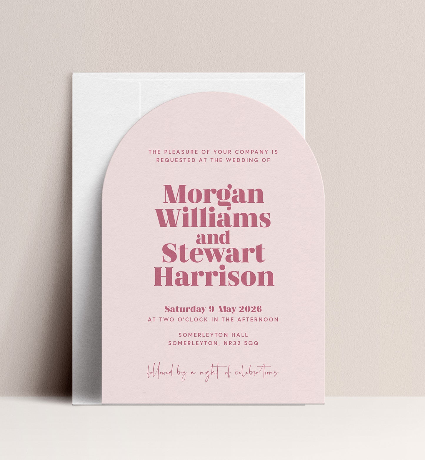 ROSE LUXE INVITATION