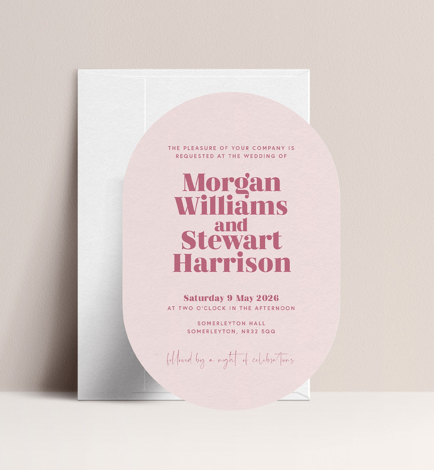 ROSE LUXE INVITATION