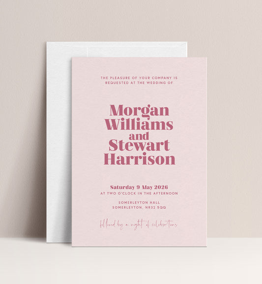 ROSE LUXE INVITATION