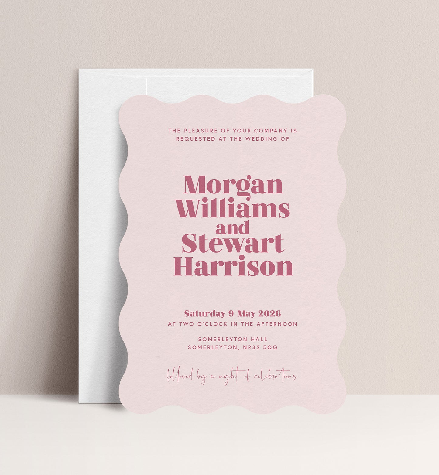 ROSE LUXE INVITATION