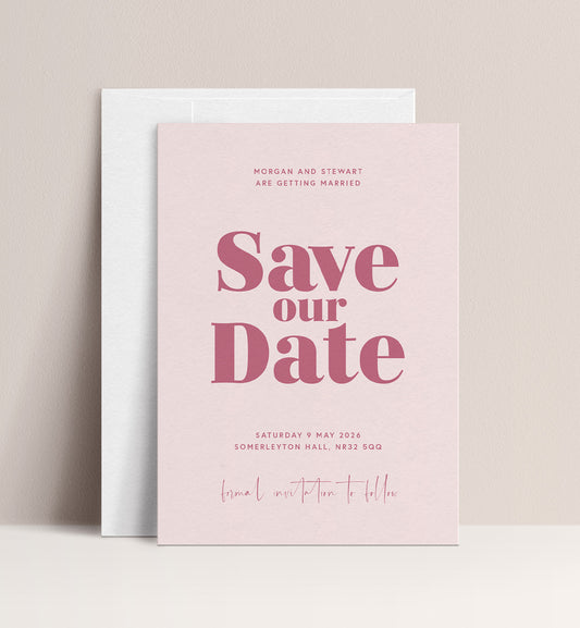 ROSE LUXE SAVE THE DATE