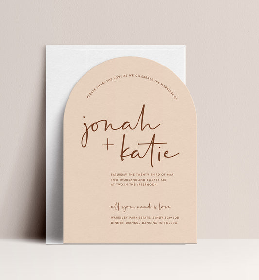 WOODLAND LUXE INVITATION