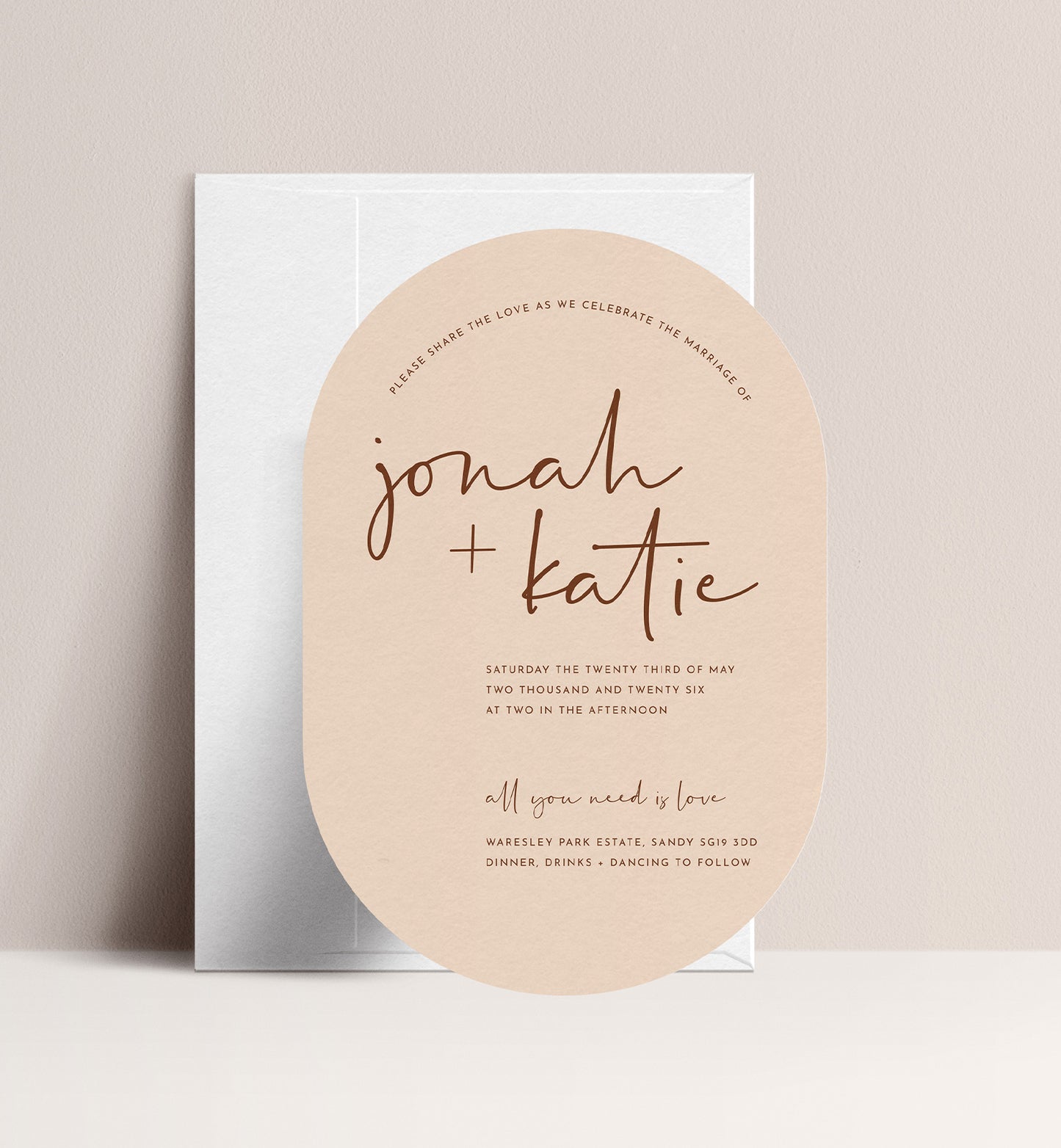 WOODLAND LUXE INVITATION