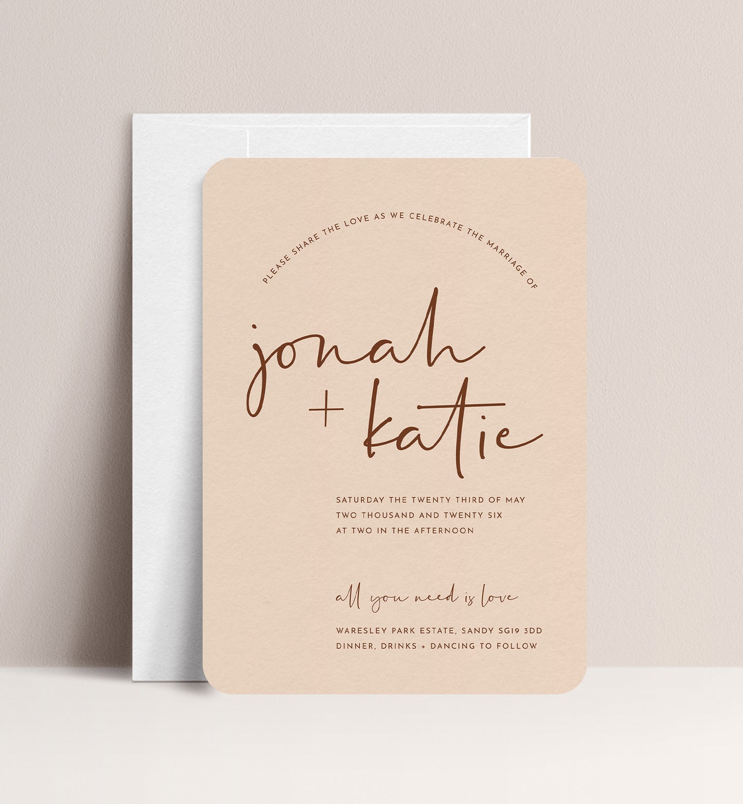 WOODLAND LUXE INVITATION