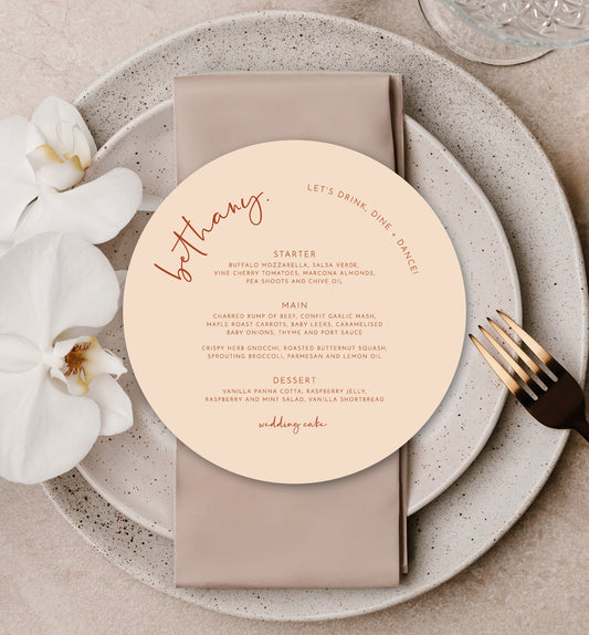 WOODLAND LUXE MENU