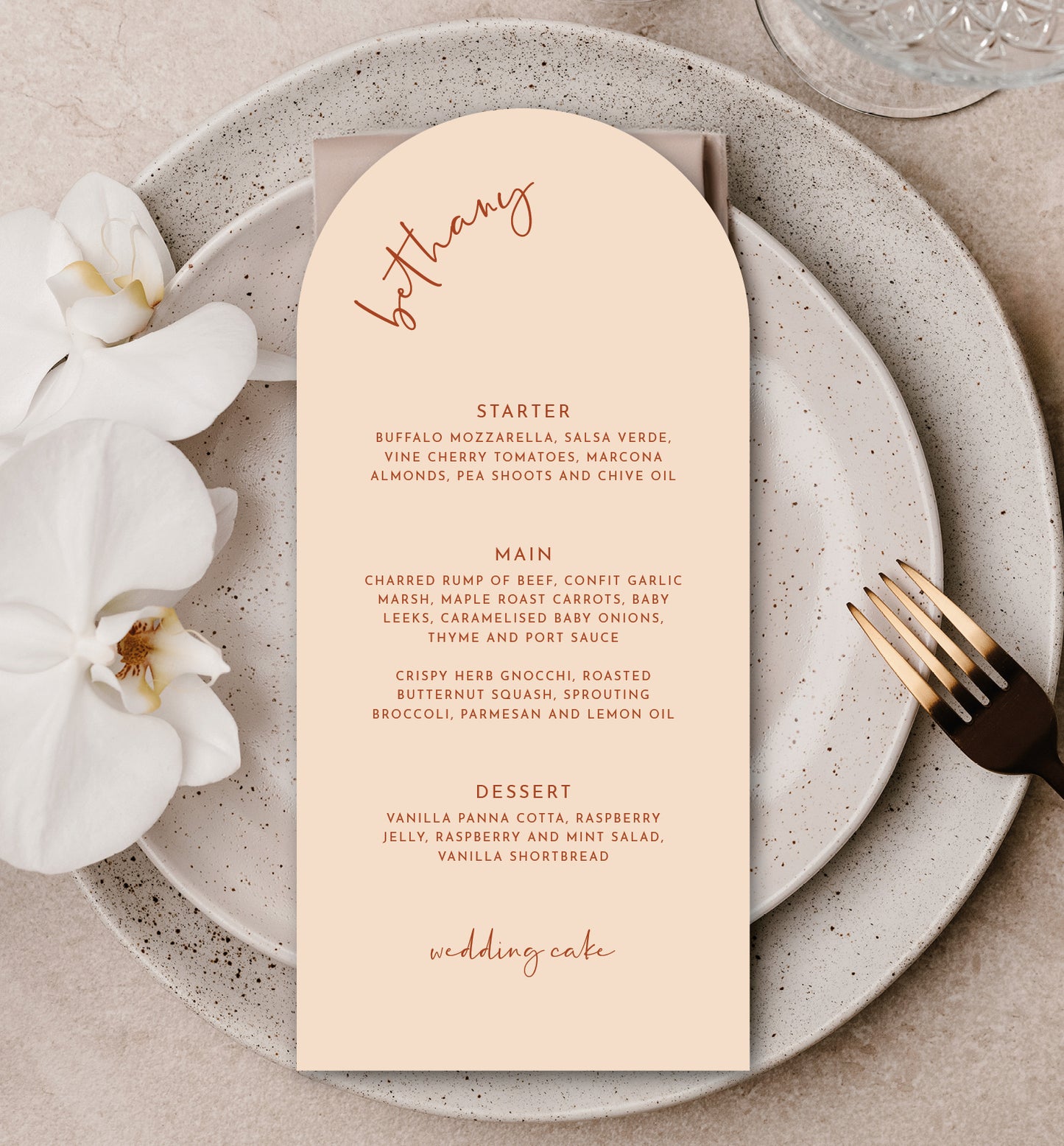 WOODLAND LUXE MENU