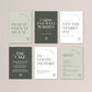 OLIVE LUXE SMALL SIGNS