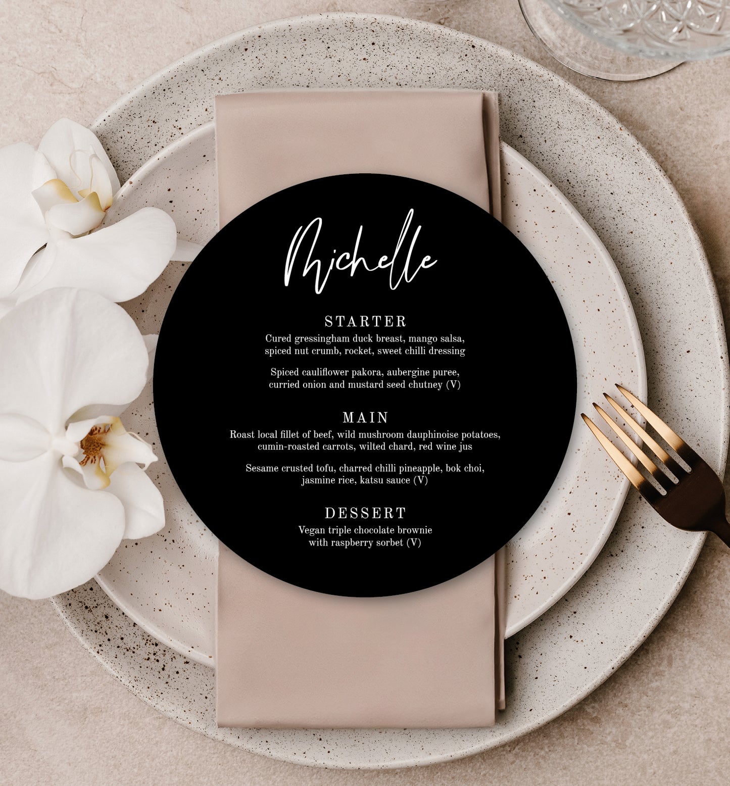 CALLA LUXE MENU