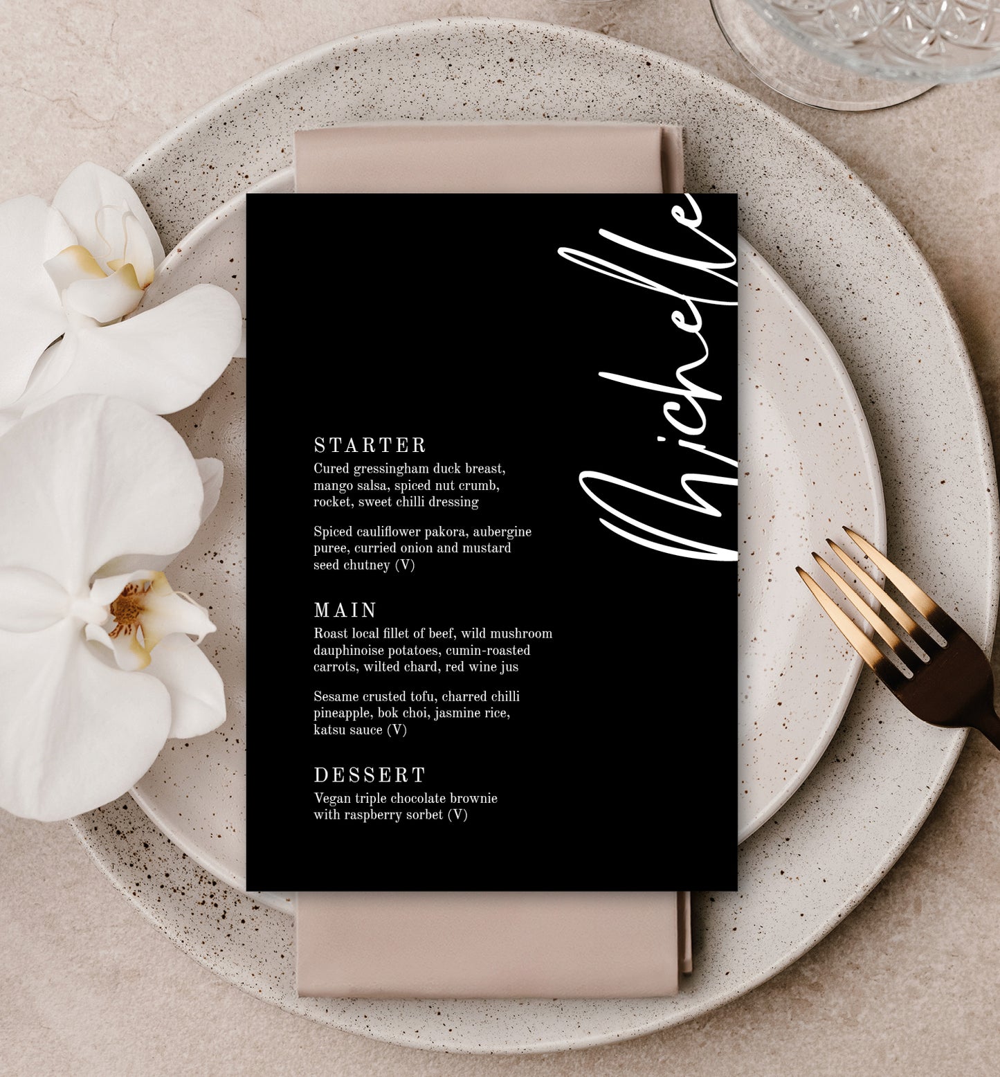 CALLA LUXE MENU