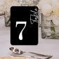 CALLA LUXE TABLE NUMBERS