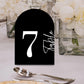 CALLA LUXE TABLE NUMBERS