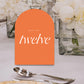 CITRUS LUXE TABLE NUMBERS