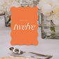 CITRUS LUXE TABLE NUMBERS