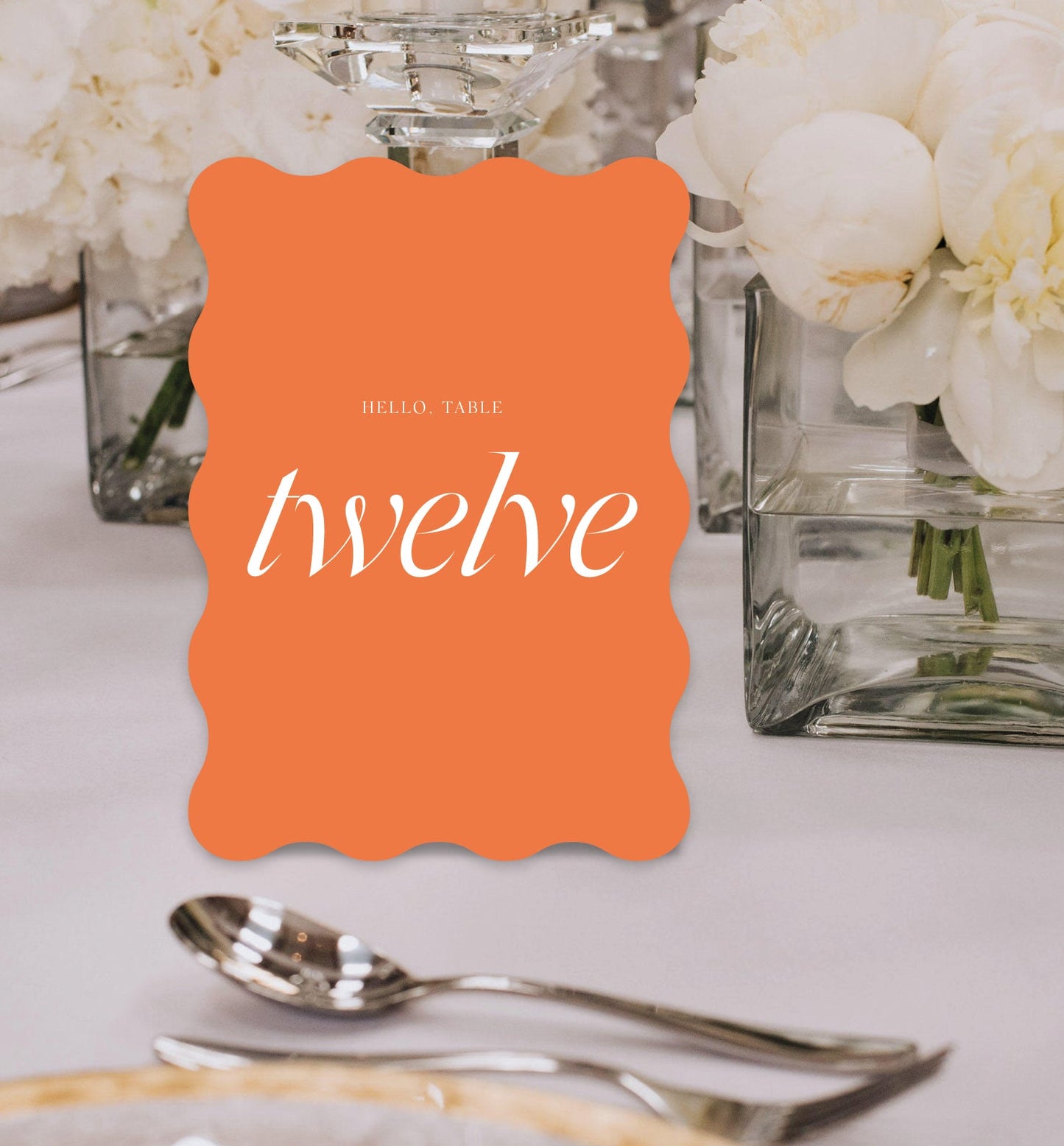 CITRUS LUXE TABLE NUMBERS