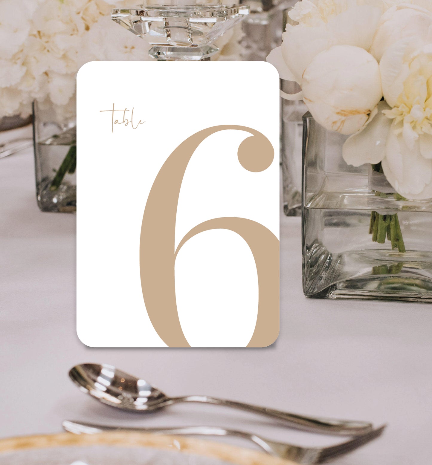 IVY LUXE TABLE NUMBERS