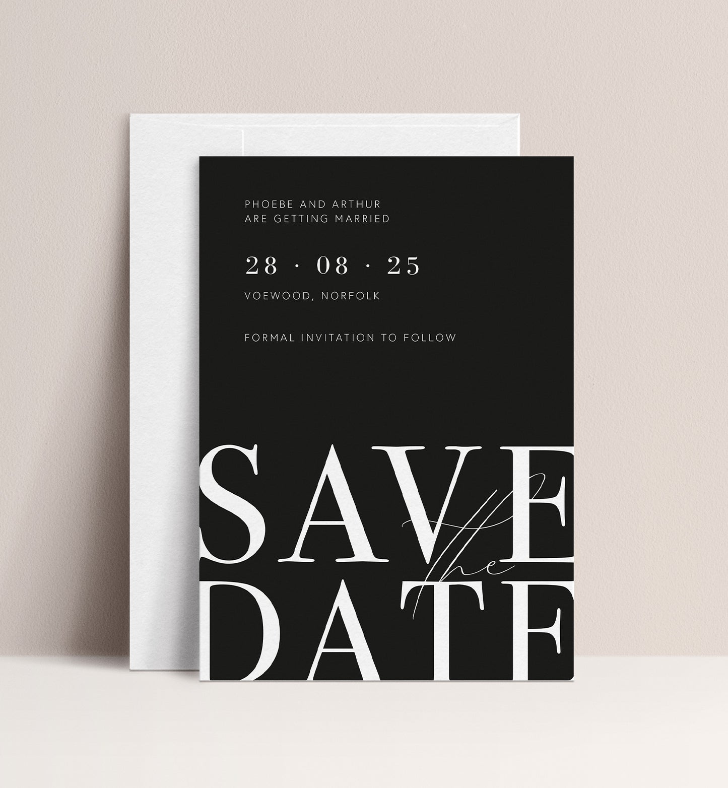 MONO LUXE SAVE THE DATE