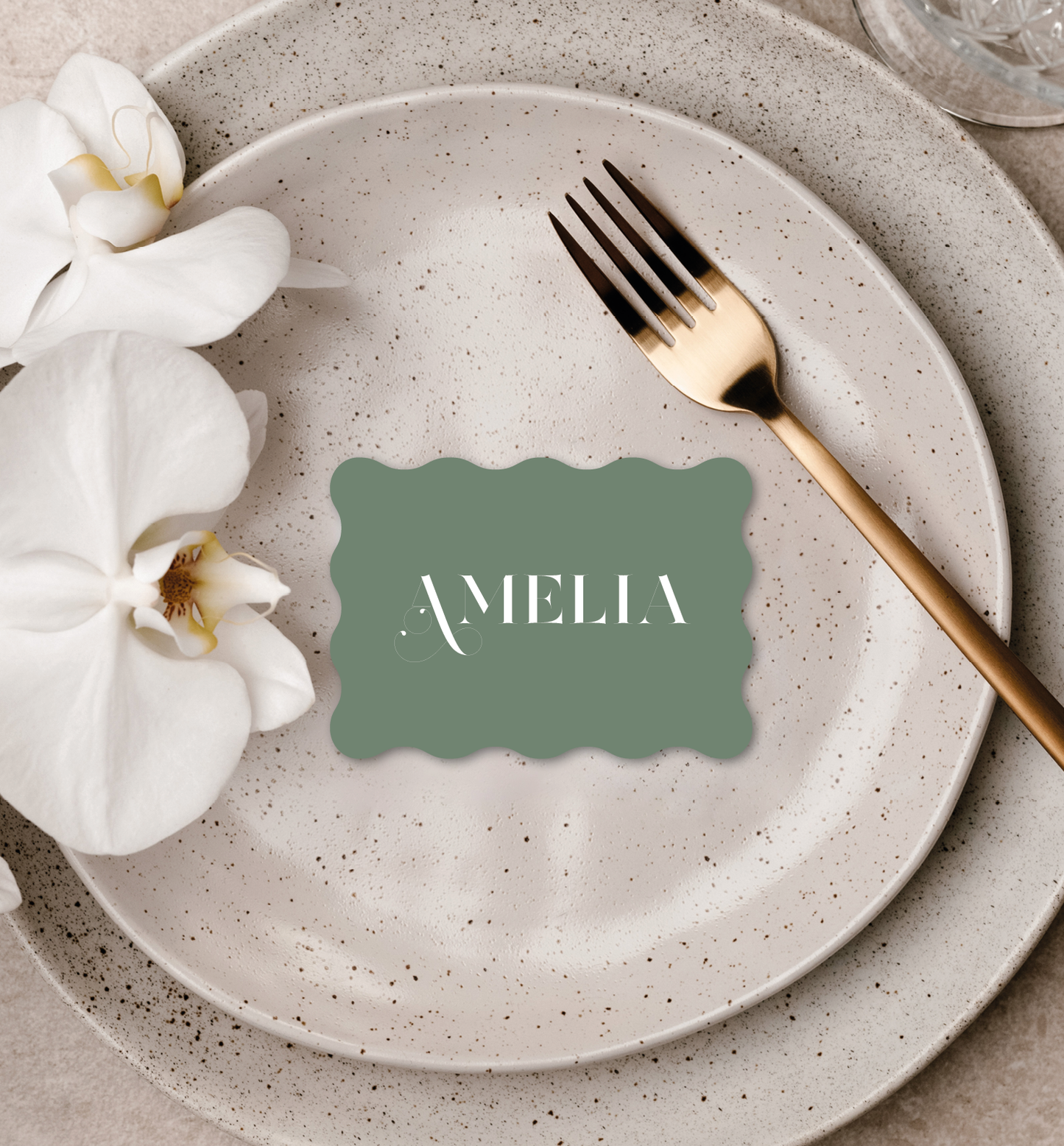 OLIVE LUXE PLACE CARD