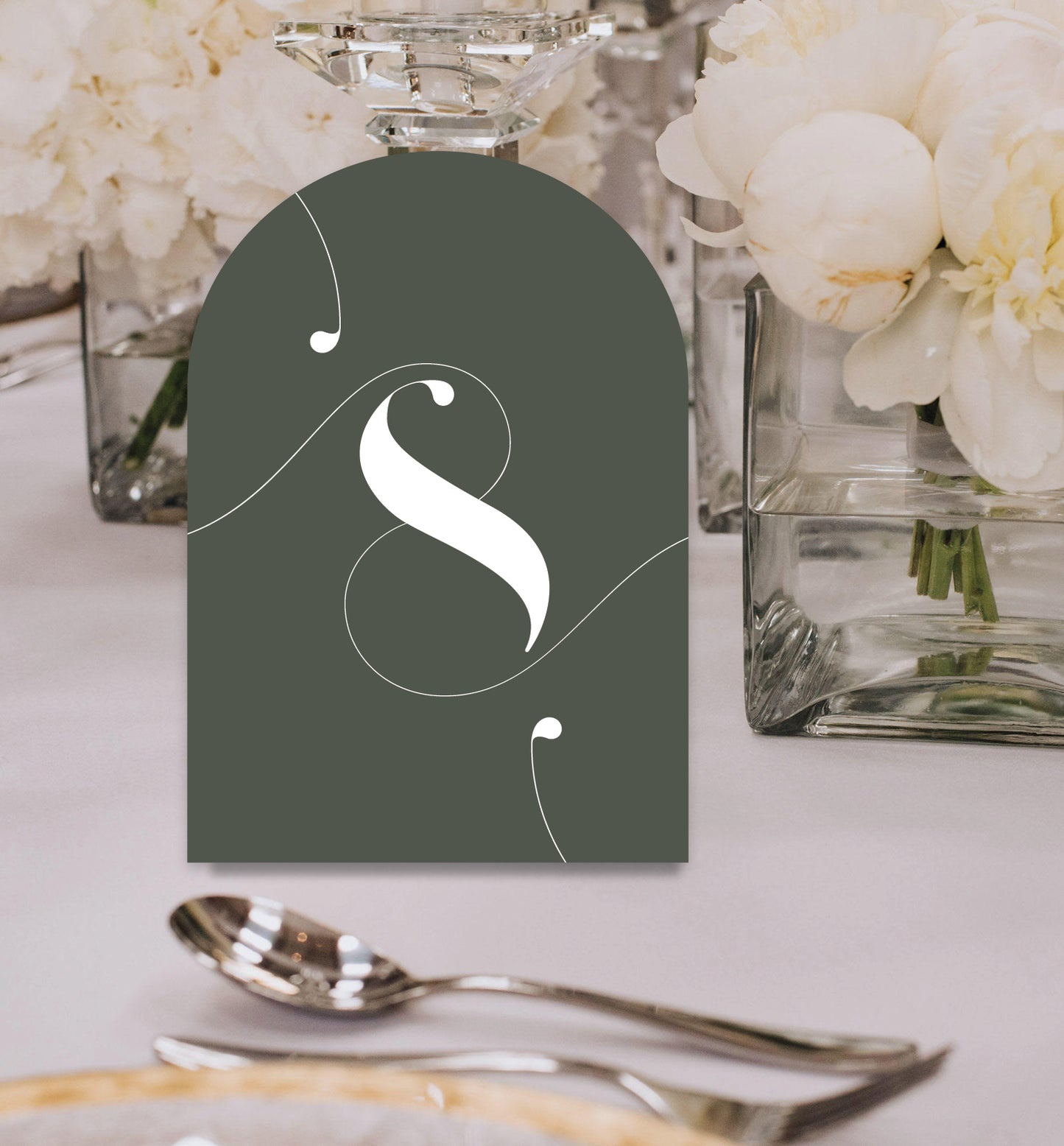 OLIVE LUXE TABLE NUMBERS