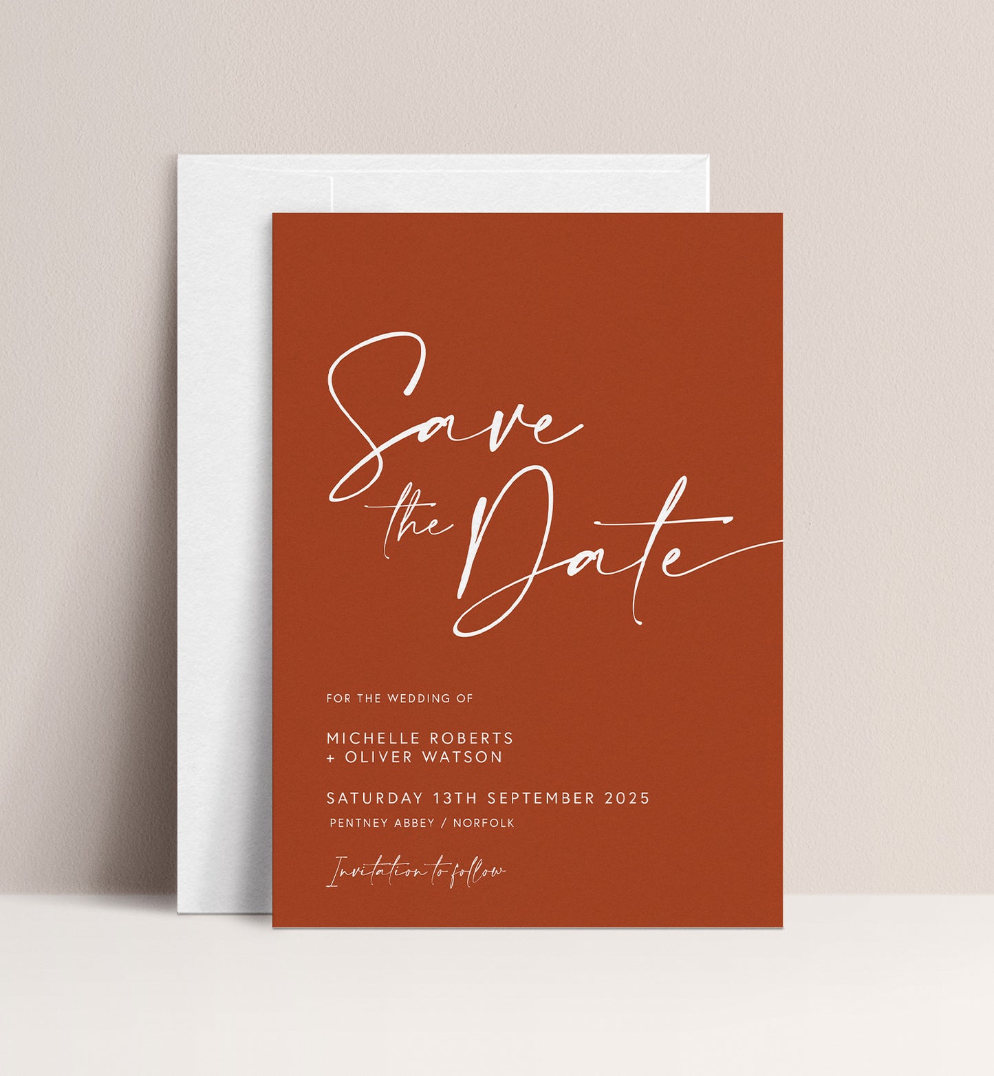 PAMPAS LUXE SAVE THE DATE