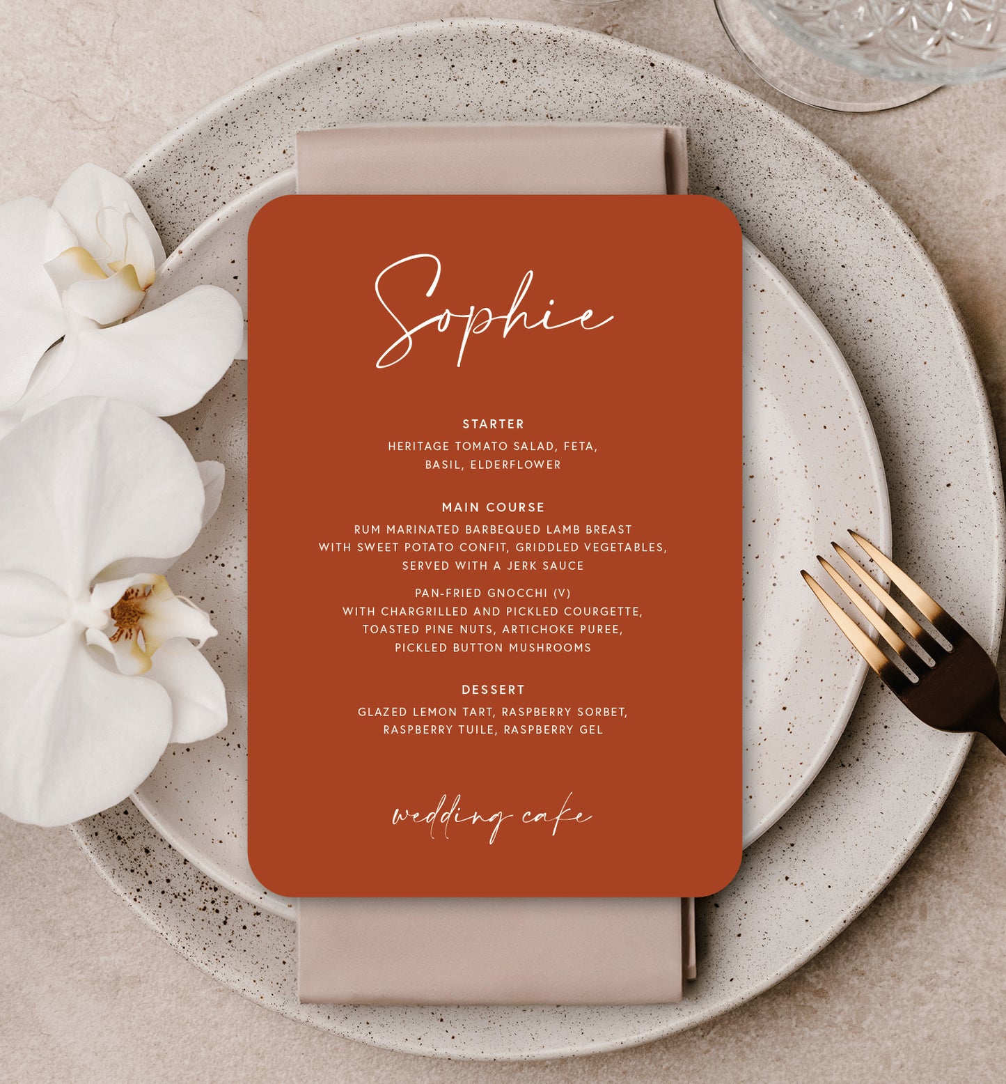 PAMPAS LUXE MENU