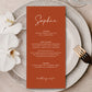 PAMPAS LUXE MENU