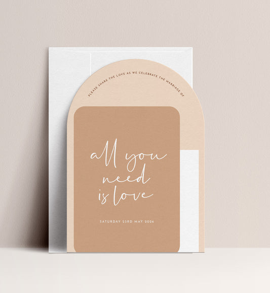 WOODLAND LUXE INVITATION 3 CARD SUITE