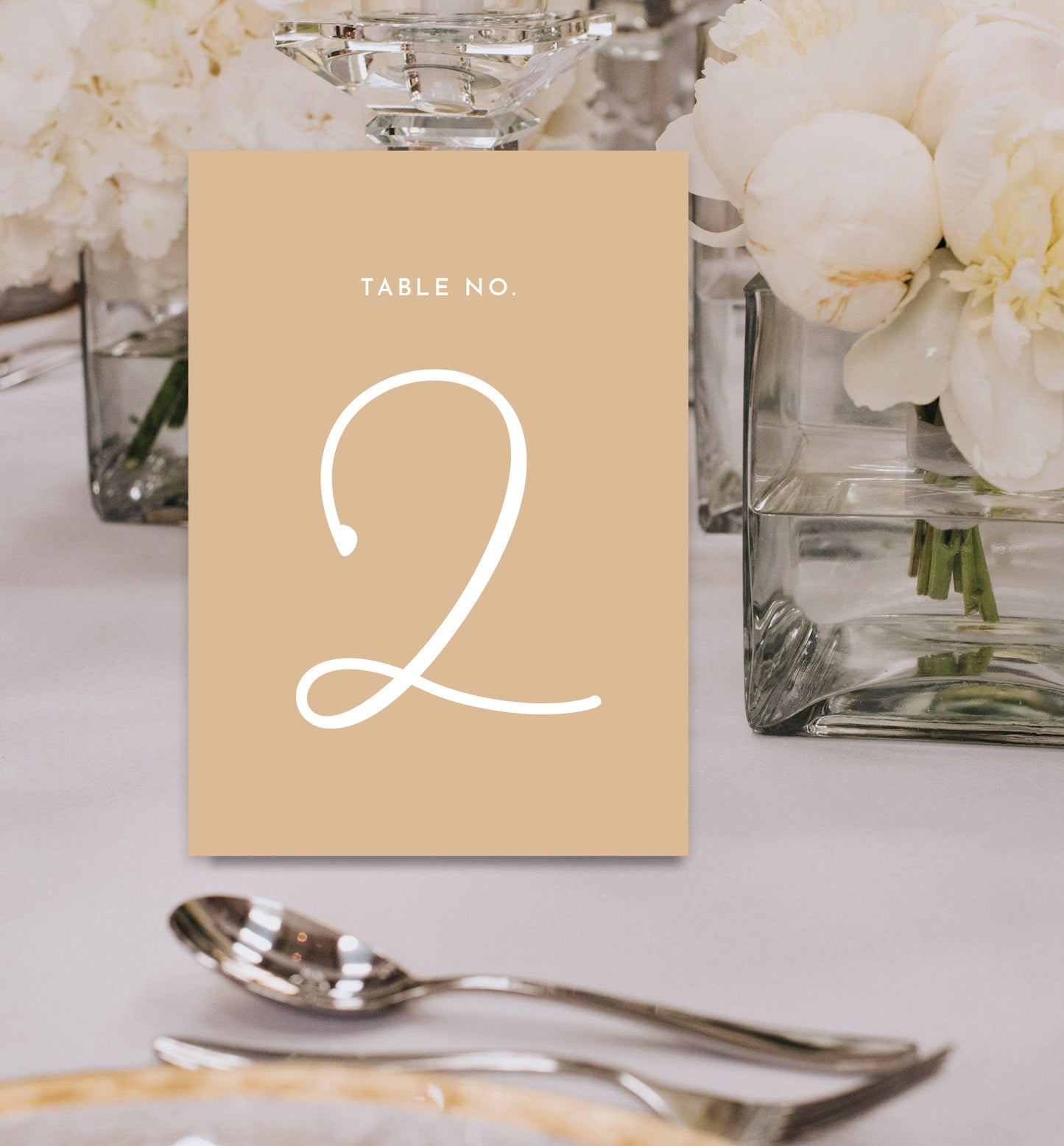 WOODLAND LUXE TABLE NUMBERS
