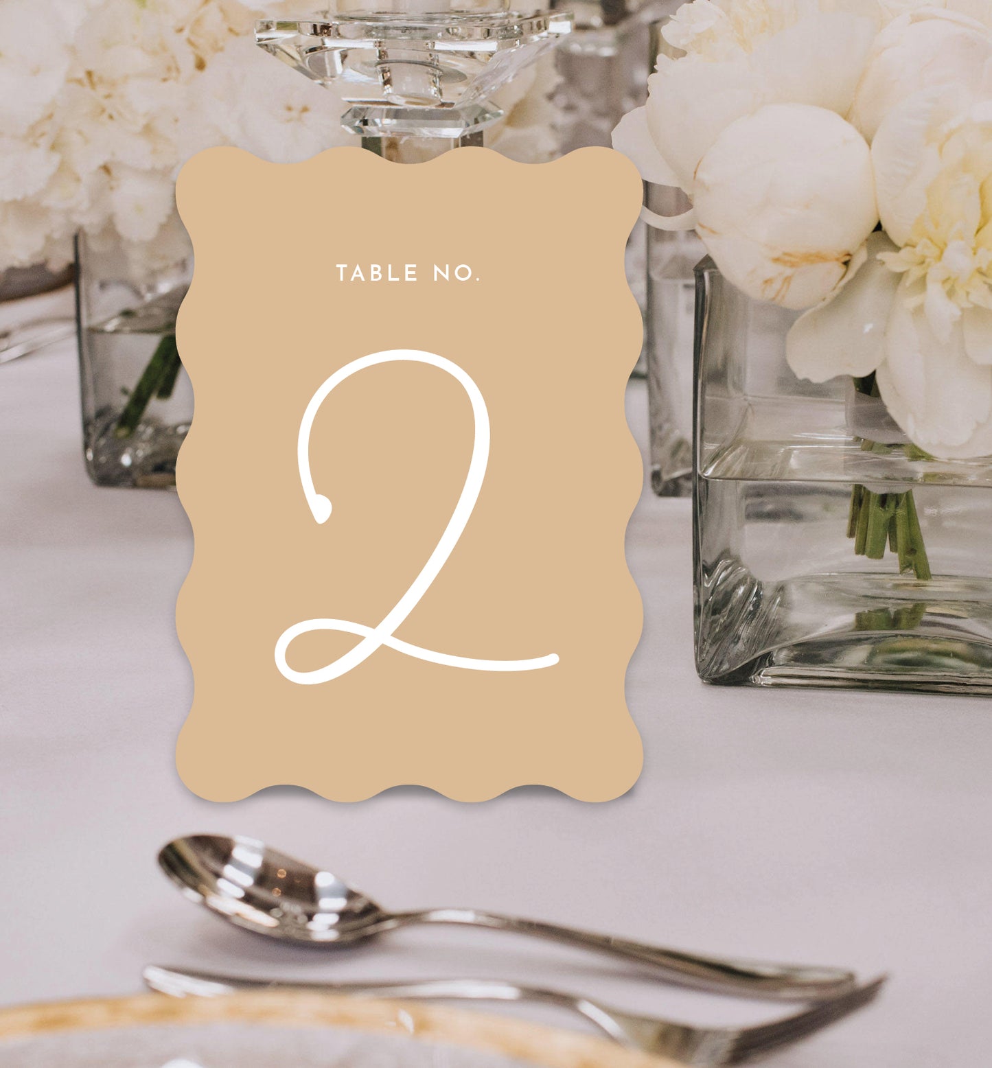 WOODLAND LUXE TABLE NUMBERS